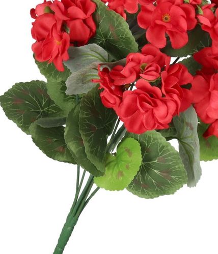 SZTUCZNE KWIATY ROŚLINY PELARGONIA BUKIET 45CM GĘSTY JAK ŻYWA na Arena.pl