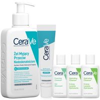 CeraVe Zestaw Przeciw Niedoskonałościom Żel Myjący 236ml, Żel 40ml