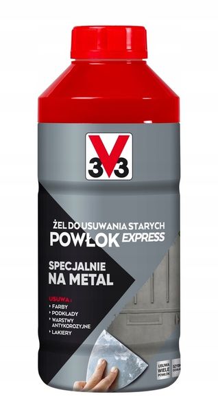 V33 Środek do Usuwania Metal Express 1L zdjęcie 4