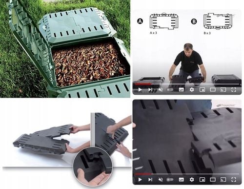 Kompostownik COMPOGREEN - CZARNY IKL380C-S411 na Arena.pl