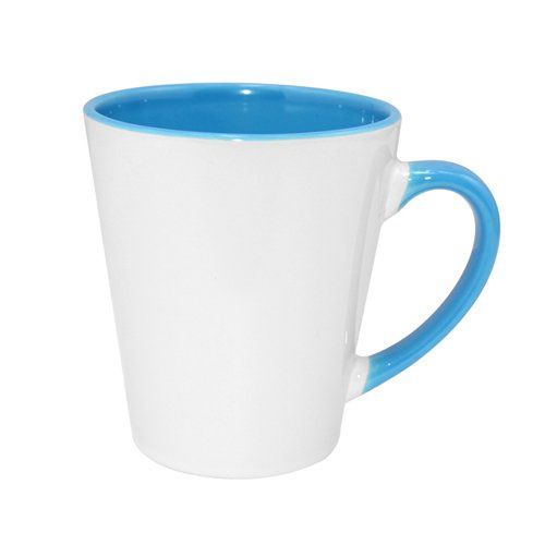 Kubek Latte Mały FUNNY Błękitny Sublimacja Termotransfer zdjęcie 1