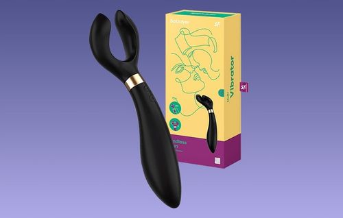 SATISFYER WIBRATOR DWUSTRONNY DLA PAR WAGINALNY ANALNY 20CM 100 KOMBINACJI na Arena.pl