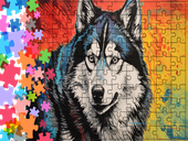 Puzzle tradycyjne Zwierzęta - Wilk