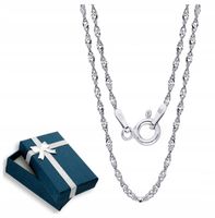 Srebrny Łańcuszek 925 Klasyczny Singapur Srebro