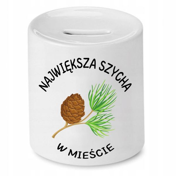 Skarbonka Śmieszna Zabawna Największa Szycha Z Nadrukiem Ze Zdjęciem zdjęcie 1