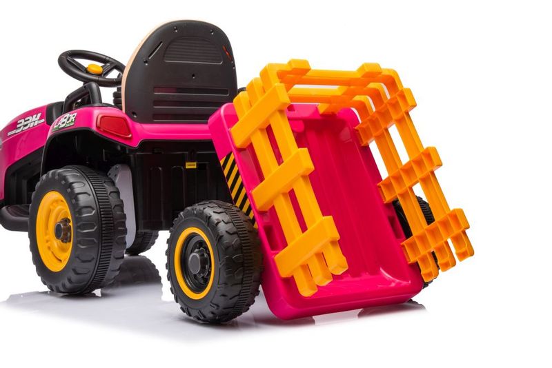 Traktor Na Akumulator BBH-030 Różowy zdjęcie 14