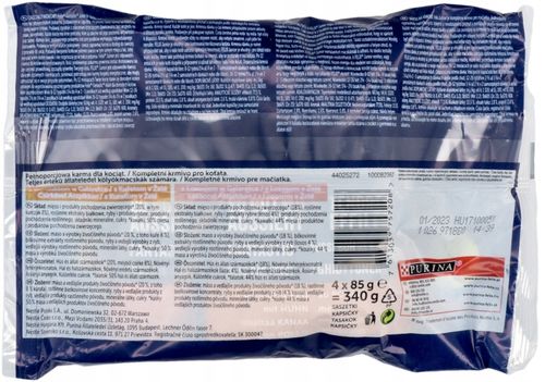 PURINA FELIX JUNIOR FANTASTIC MOKRA KARMA DLA KOCIĄT W GALARETCE 4 X 85 G na Arena.pl