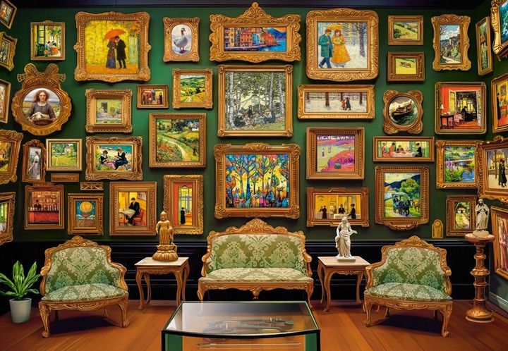 PUZZLE 1000 ART GALLERY CASTOR, CASTORLAND zdjęcie 2