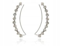 Kolczyki nausznice z kryształkami kn016 - 0,8g.