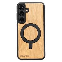 Drewniane Etui Bewood do Samsung Galaxy S25 Plus DĄB z MagSafe