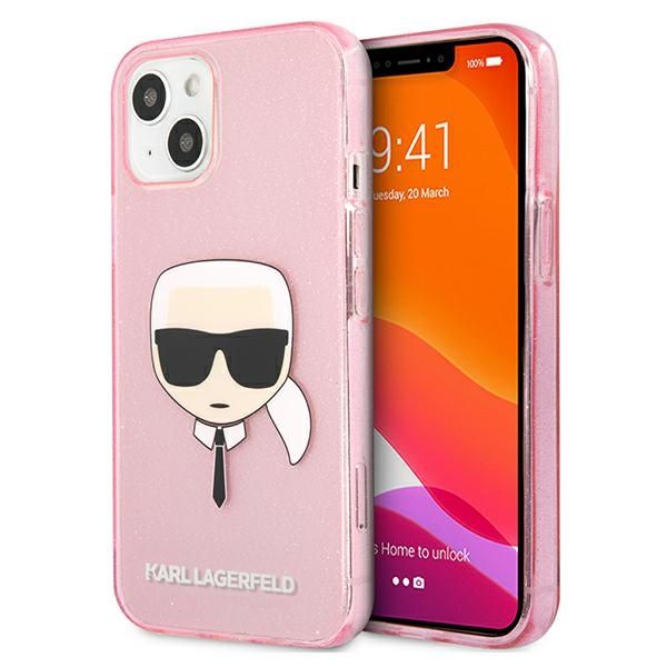 Etui Karl Lagerfeld do iPhone 13 mini, Różowy zdjęcie 1
