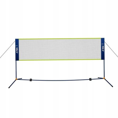 NILS Zestaw Siatka + Stelaż Do Gry Rekreacyjnej W Badmintona 305 cm na Arena.pl