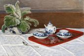 Plakat 30x20cm Tea Service, Monet Vintage do Salonu