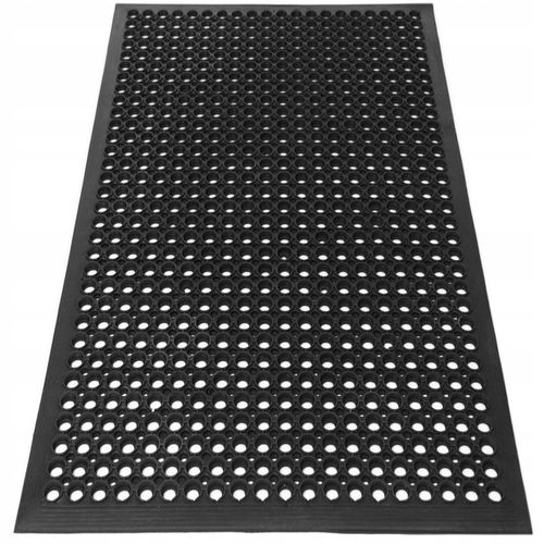 Wycieraczka ażurowa gruba mata wejściowa z perforowanej gumy 60x90 na Arena.pl
