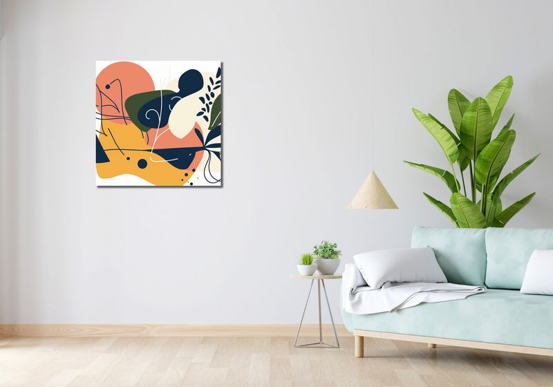 Obraz 70x70cm Dynamika Wizji zdjęcie 2