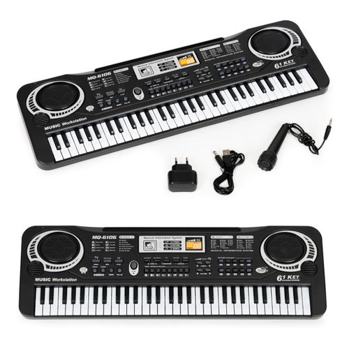 Keyboard pianino elektryczne z mikrofonem dla dzieci na Arena.pl