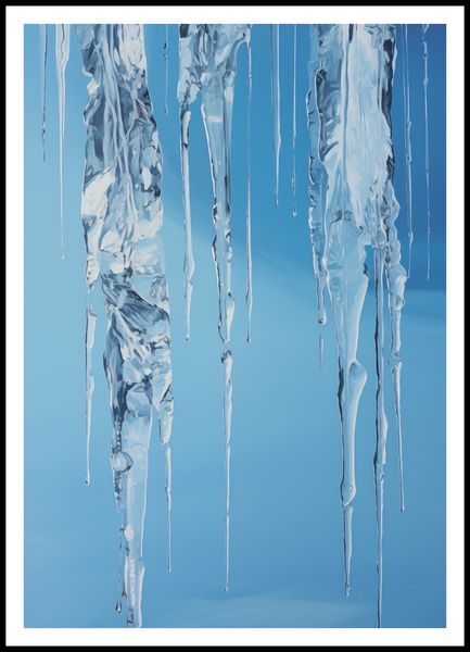 Plakat 70x100cm Kryształowe Sople zdjęcie 3