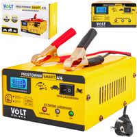 ŁADOWARKA PROSTOWNIK DO AKUMULATORA AUTOMATYCZNY SAMOCHODOWY LCD 6V 12V 15A