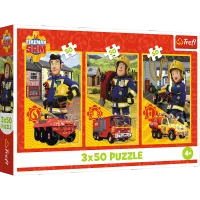 ND01_247296 PUZZLE 3x50 Ekipa z remizy /Strazak S