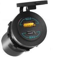 ŁADOWARKA USB C+A QC 4.0 PD 60W + 30W ZIELONA SUPER FAST CHARGE