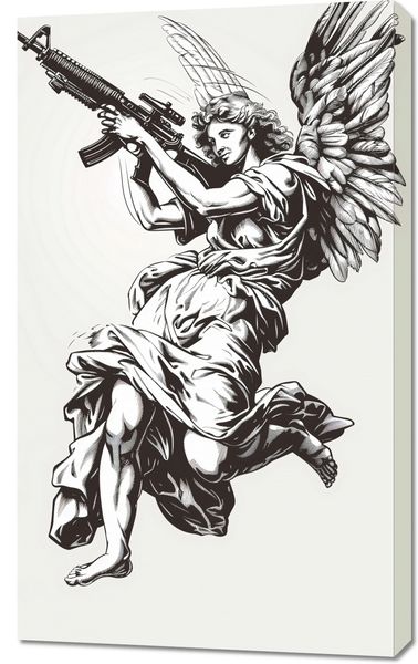 Obraz 60x100cm Anioł Wojny zdjęcie 1