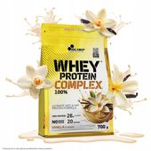 OLIMP WHEY PROTEIN COMPLEX 100% 700g BIAŁKO SERWATKOWE ODŻYWKA BIAŁKOWA