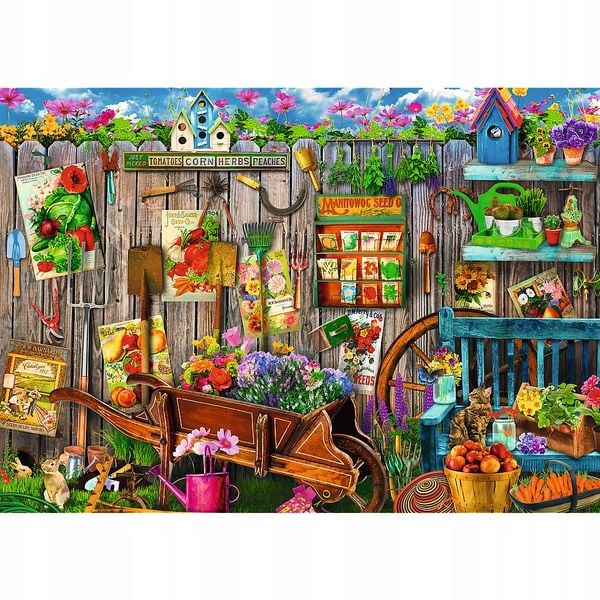 Puzzle 2X500 Prace W Ogrodzie 37529 zdjęcie 3