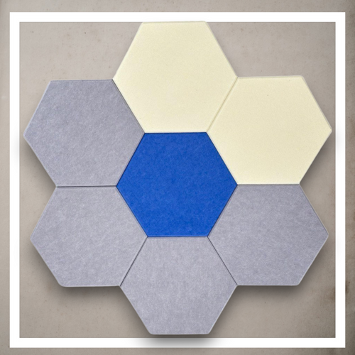 Panele Ścienne Filcowe 3D Heksagon Zagłówek Samoprzylepne Akustyczne Soft na Arena.pl