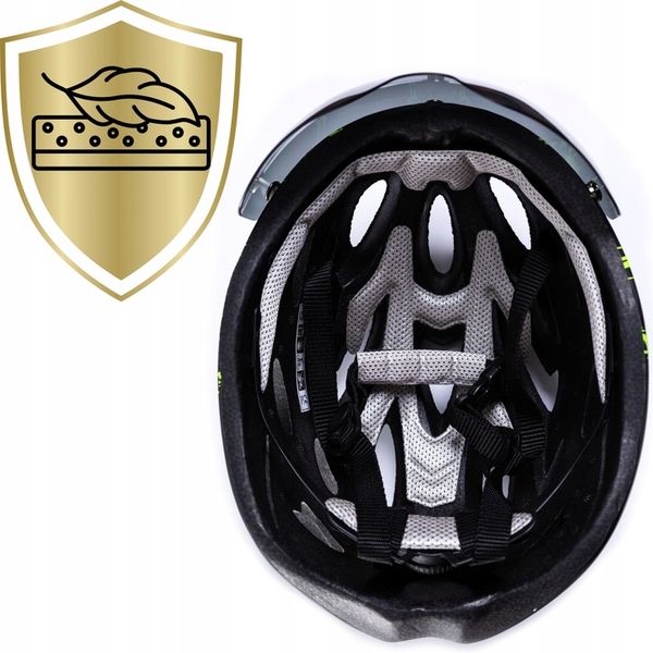 KASK ROWEROWY Z OKULARAMI LEKKI REGULOWANY ERCOLE zdjęcie 11