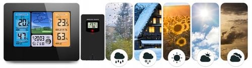 BEZPRZEWODOWA STACJA POGODY POGODOWA HIGROMETR na Arena.pl