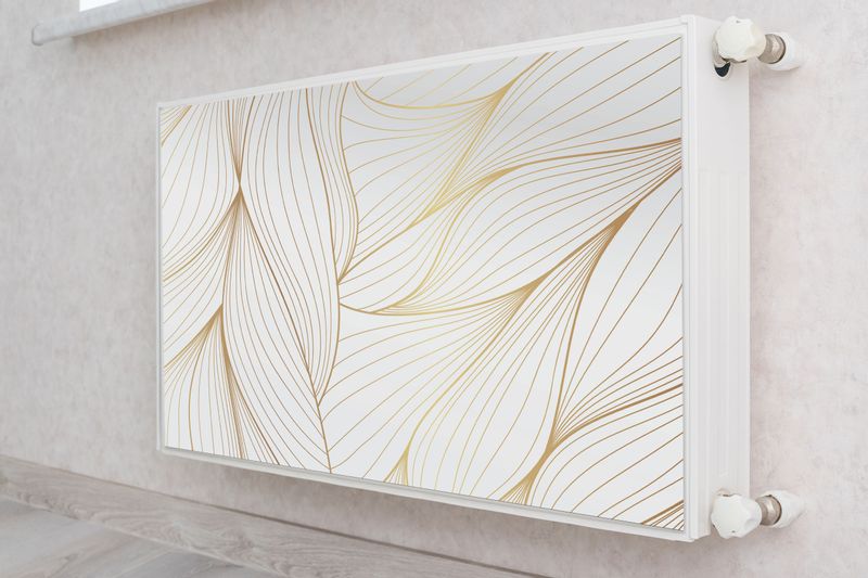 MASKOWNICA Magnetyczna Grzejnika Liście Styl Line-art 80cm x 60cm zdjęcie 4