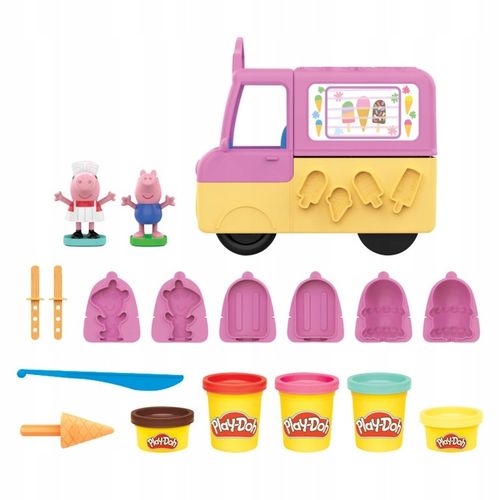 Play-Doh Świnka Peppa Samochód z lodami Hasbro F3597 na Arena.pl