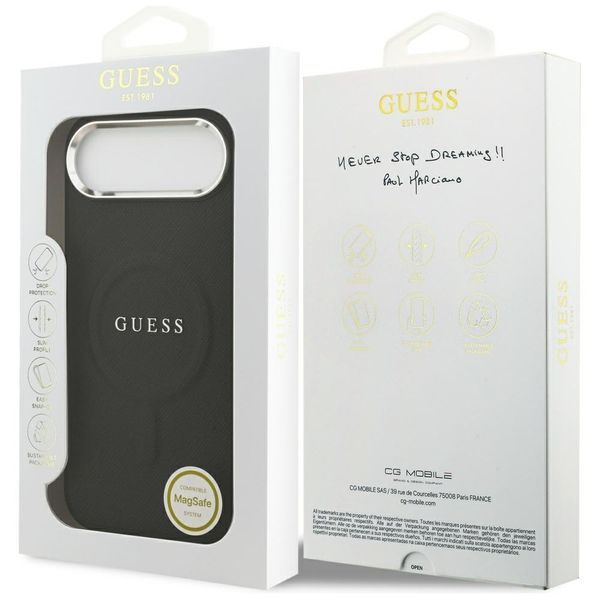 Etui Guess Classic Logo MagSafe do iPhone Air czarny zdjęcie 8