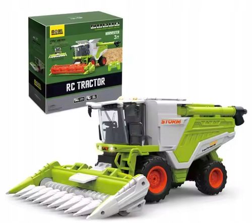 ZDALNIE STEROWANY KOMBAJN RC ZABAWKA NA PILOTA DYM ŚWIATŁO DŹWIĘK 1:24 COIL na Arena.pl