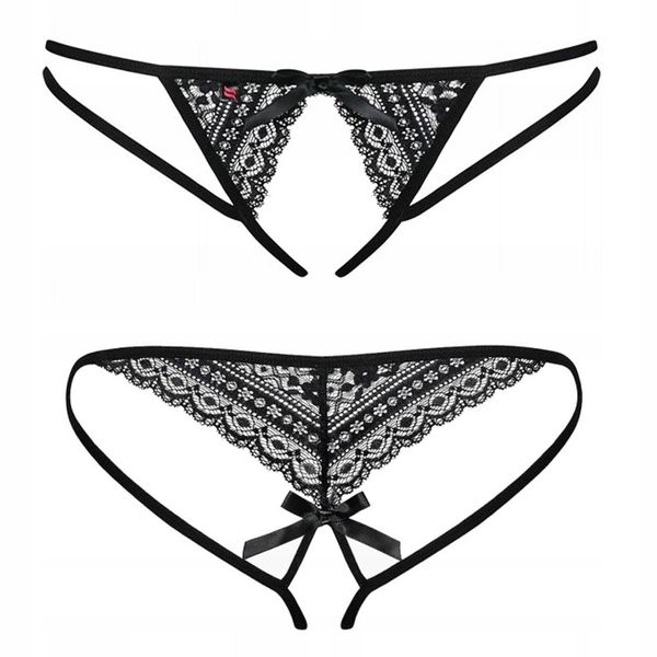 Stringi z otwartym krokiem L/XL. Obsessive. zdjęcie 4