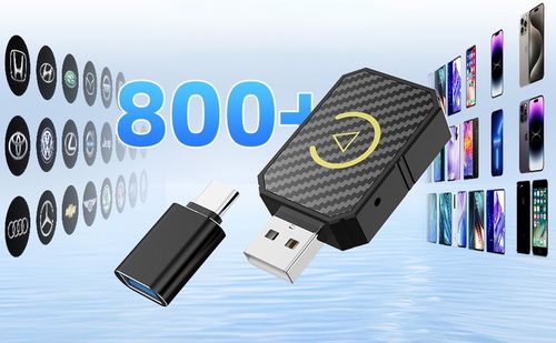 BEZPRZEWODOWY ADAPTER ANDROID AUTO CARPLAY 2 W 1 PLUG AND PLAY MINI na Arena.pl