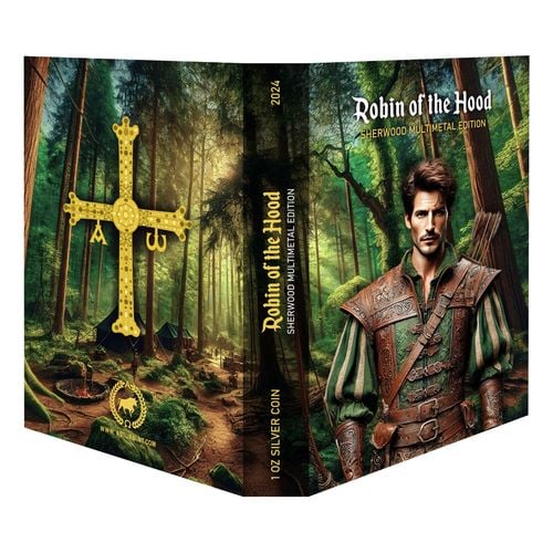 Cameroon: Robin of the Hood pozłacany 1 uncja Srebra 2024 Multimetal Edition na Arena.pl