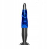 lampa dekoracyjna lawa magma 25w nocna niebieska