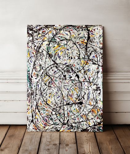 Obraz na płótnie jackson pollock reprodukcja 80x120 cm na Arena.pl