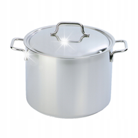 Demeyere Apollo 7 Garnek wysoki z pokrywką 5 ltr Silvinox BELGIA