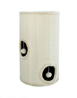 17017 Drapak dla kota tuba sizalowa w całości urokliwy beżowy