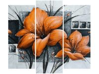 90 80CM OBRAZ T3 ELEM MAKOWY DUET NR 2 DRUK ŚCIENNY