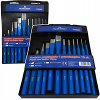 PRZECINAK DO METALU PUNKTAK WYBIJAK ZESTAW 12el