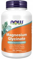 NOW Foods Magnez Glycinate Albion Skurcze DIGLICYNIAN MAGNEZU 100mg