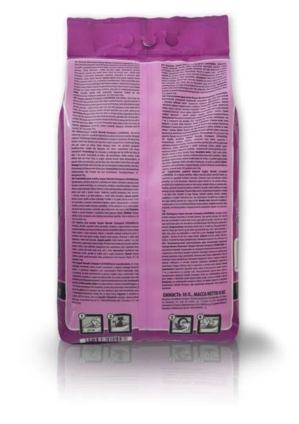 SUPER BENEK Żwirek Compact Lawenda 10l zdjęcie 8