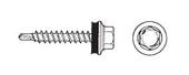 wkręt samowiertny 4.8*55mm ral 9011 - 5.0 sto - wsb 55 9011
