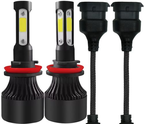 Żarówki LED H11 Mocne 16000LM 6000K COB 72W 4-Stronne komplet 2 szt. na Arena.pl