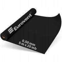 FOLIA BUDOWLANA CZARNA IZOLACYJNA POD POSADZKI WYLEWKI 0,5 0,50mm 5x20m