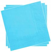 SERWETKI UNICOLOR JASNY NIEBIESKI 33X33 CM 20SZT POL-MAK