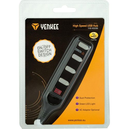 Hub 4xUSB2 Yenkee YHB 4002BK na Arena.pl